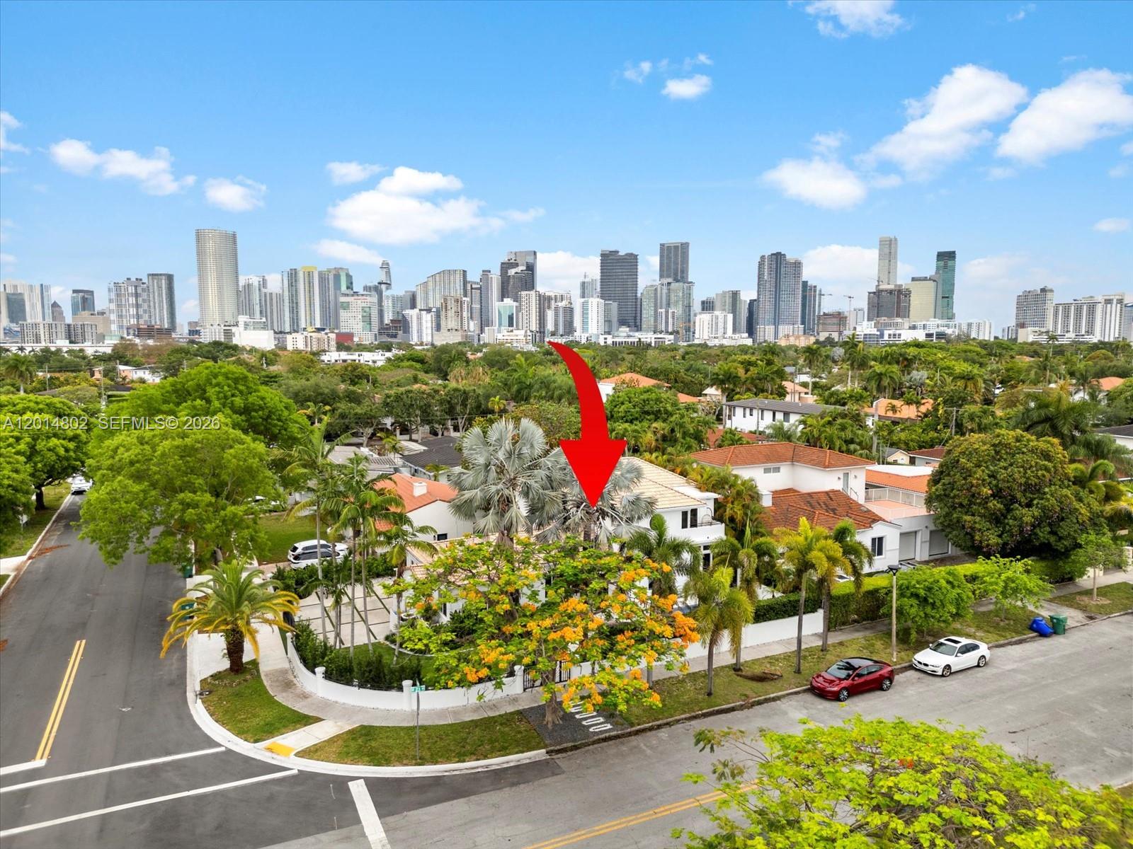 825 Southwest 23rd Road, Unit 1 Miami, FL 33129 - Photo 36 of 92 a city view with tall buildings