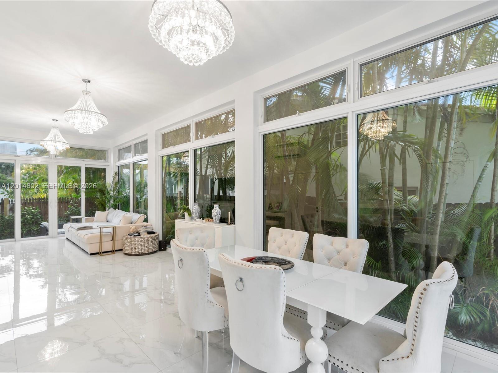 825 Southwest 23rd Road, Unit 1 Miami, FL 33129 - Photo 66 of 92 a living room with furniture and a large window