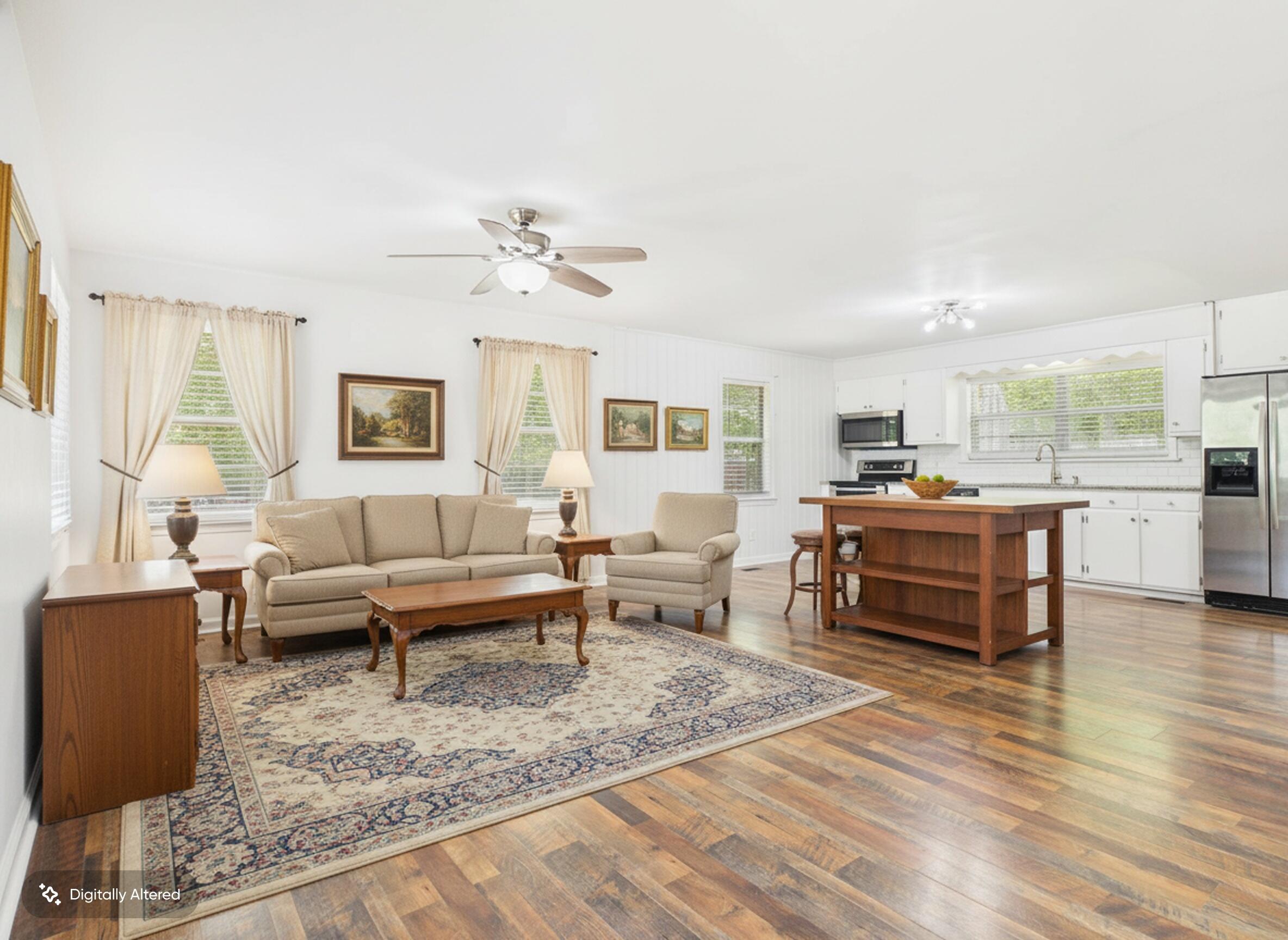 800 Old Whiskey Road South New Ellenton, SC 29809 - Photo 5 of 31 a living room with furniture and view of kitchen