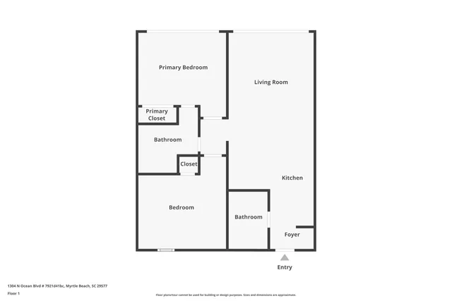 $225,000 | 1304 North Ocean Boulevard, Unit 706, Myrtle Beach, SC 29577