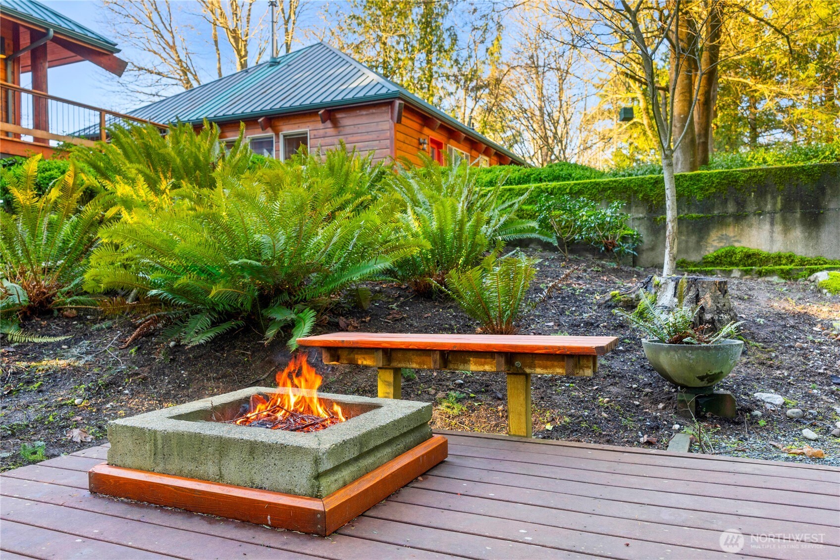 2204 41st Street Anacortes, WA 98221 - Photo 30 of 37 a house view with a garden space