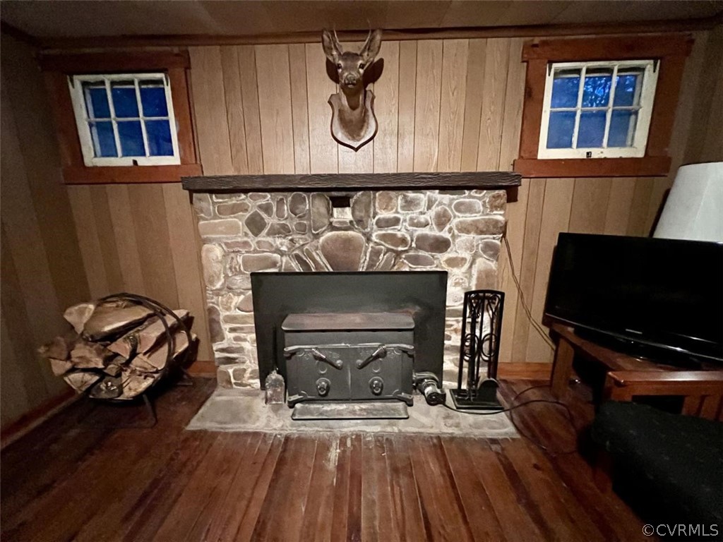 1300 Braley Pond Road West Augusta, VA 24485 - Photo 13 of 23 a living room with furniture and a fireplace