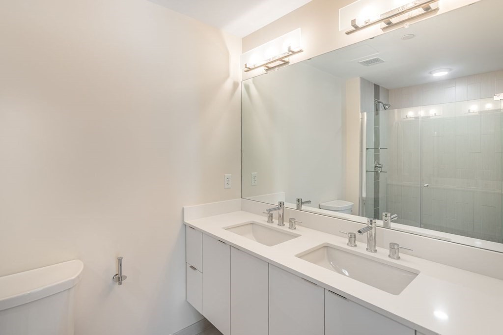 121 Portland Street, Unit 7O8 Boston, MA 02114 - Photo 8 of 40 a bathroom with a sink a toilet and shower