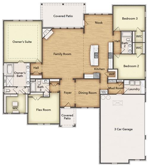 922 Creekview Whites Road Van Alstyne, TX 75495 - Photo 2 of 2 a picture of a bathroom with a sink and mirror