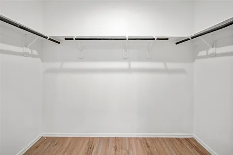 a view of small space with racks on the wall