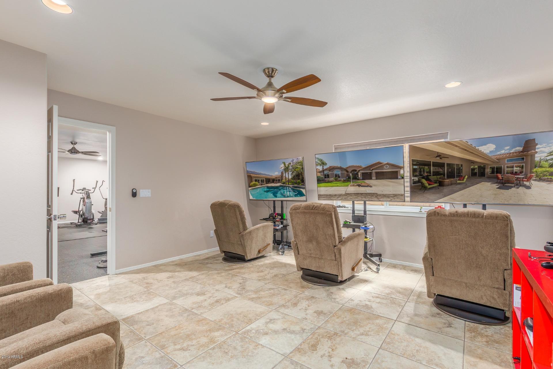4709 East Hearn Road Phoenix, AZ 85032 - Photo 29 of 40 Basement Large Gaming Room or Theater