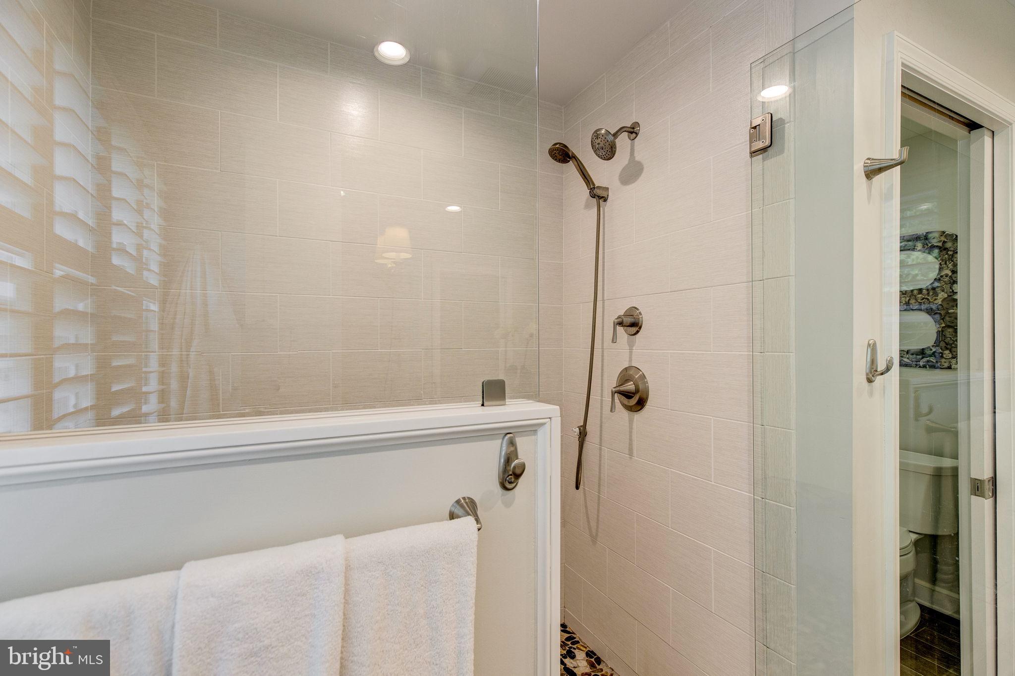 252 Highland Avenue Wayne, PA 19087 - Photo 15 of 28 Glass-enclosed shower & separate toilet room