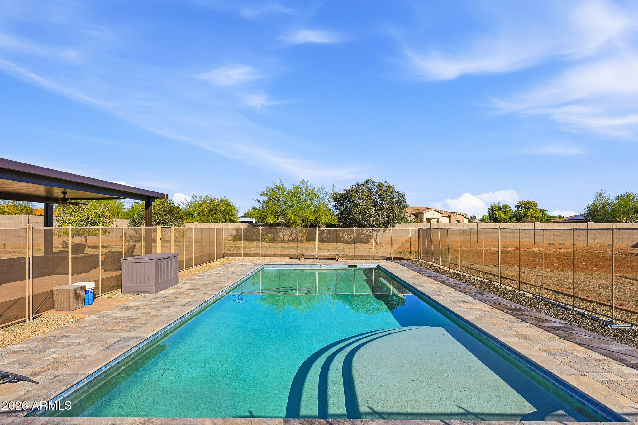 23024 West Sierra Ridge Way Wittmann, AZ 85361 - Photo 48 of 99 a view of swimming pool from a balcony