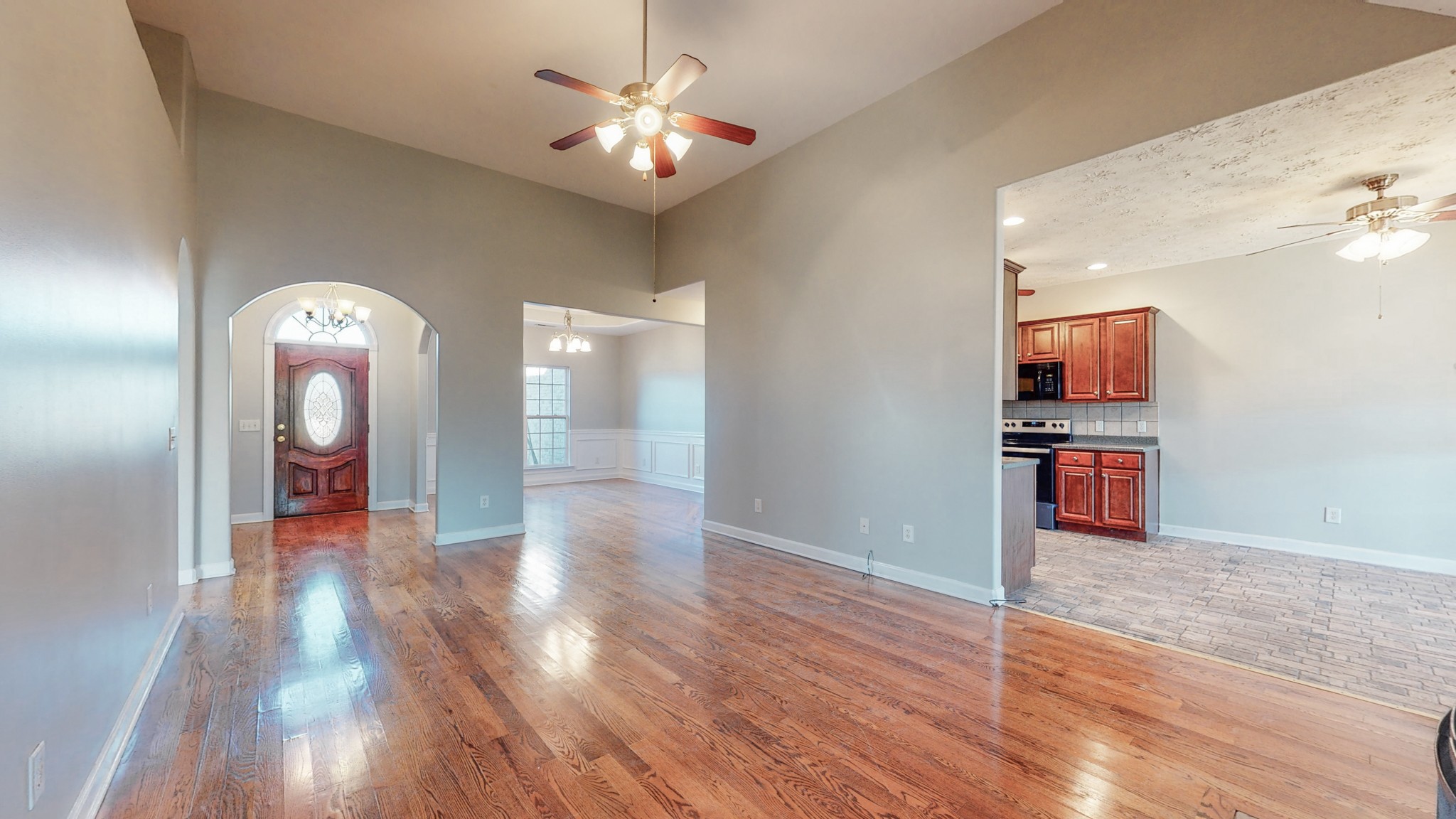 6023 Murfreesboro Road Lebanon, TN 37090 - Photo 11 of 42 a view of a hallway with wooden floor and staircase