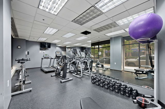 1529 South State Street, Unit 22K Chicago, IL 60605 - Photo 19 of 20 a view of a room with gym equipment
