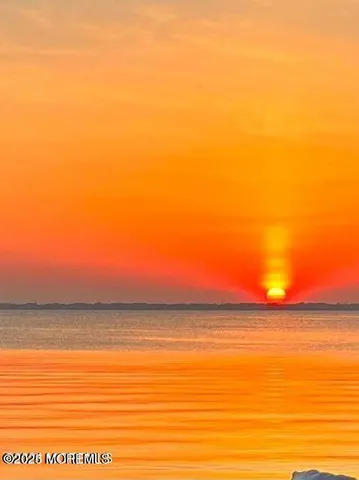 a view of lake and mountain