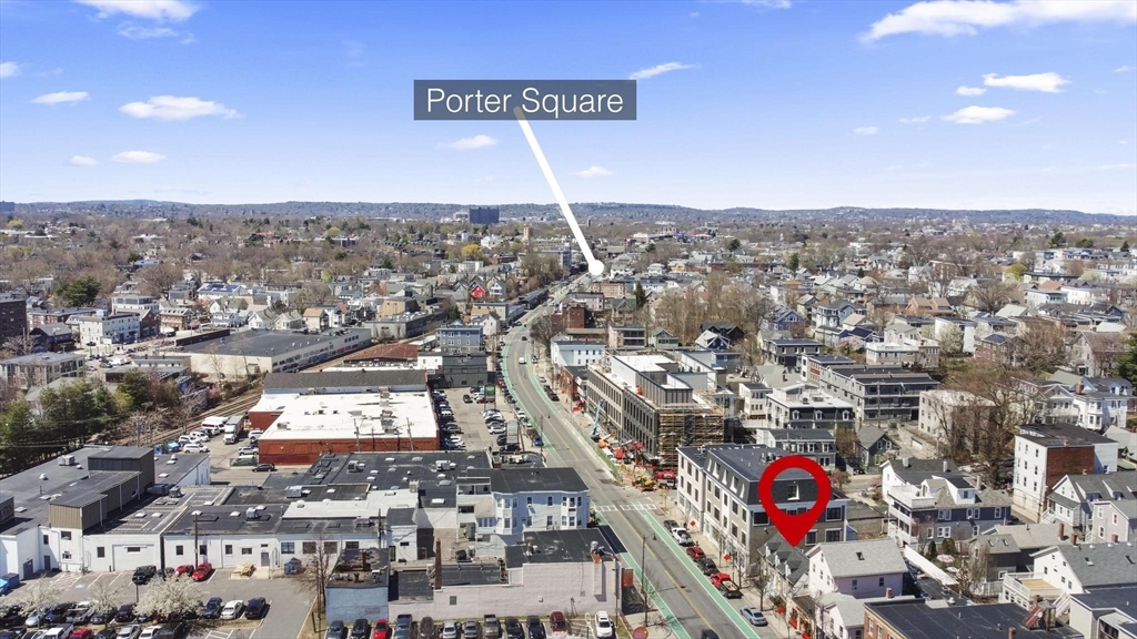 591 Somerville Avenue, Unit 7 Somerville, MA 02143 - Photo 19 of 20 an aerial view of a city
