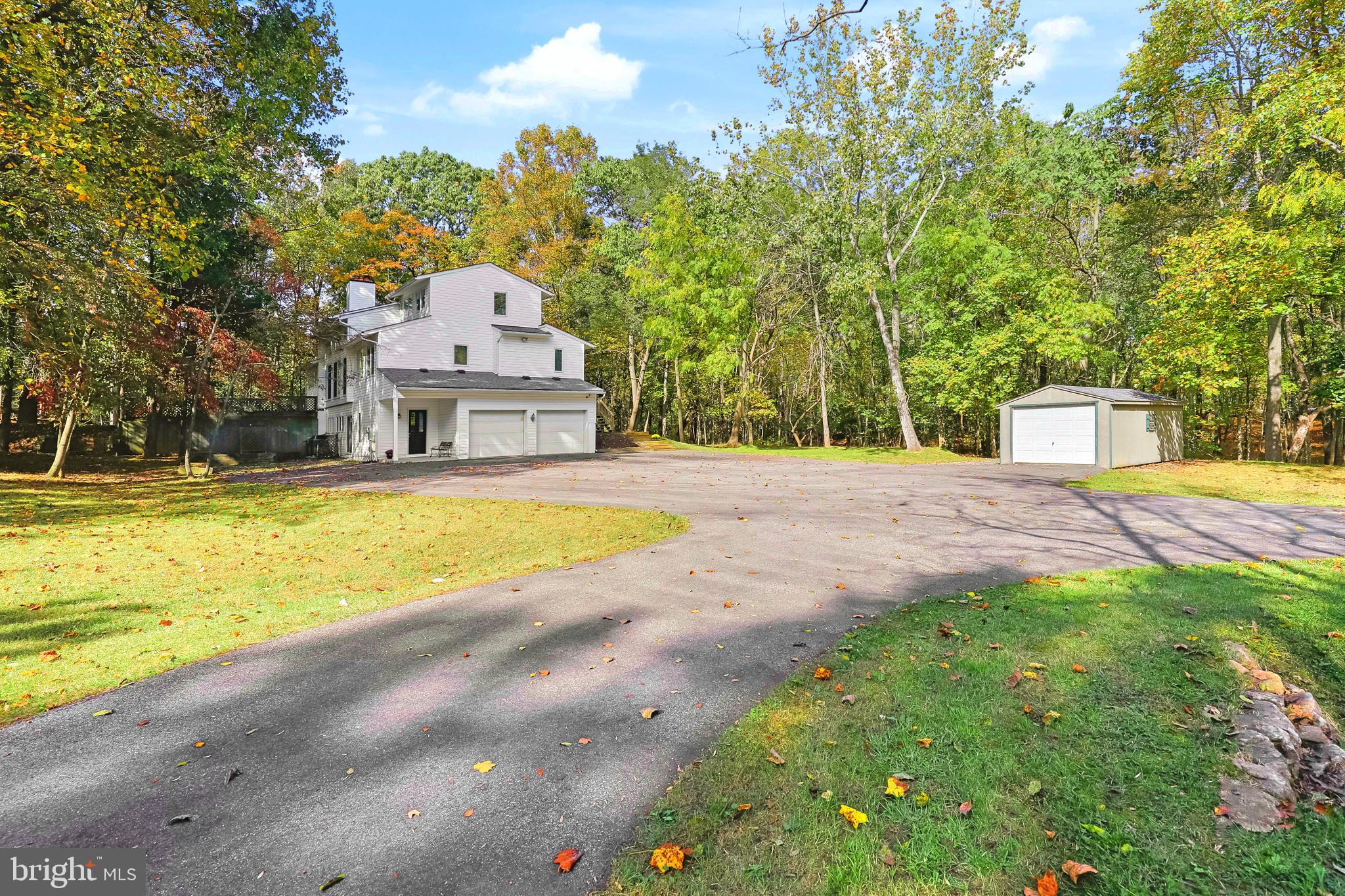 13455 Highland Road Highland, MD 20777 - Photo 2 of 105 View of Home and Large Driveway