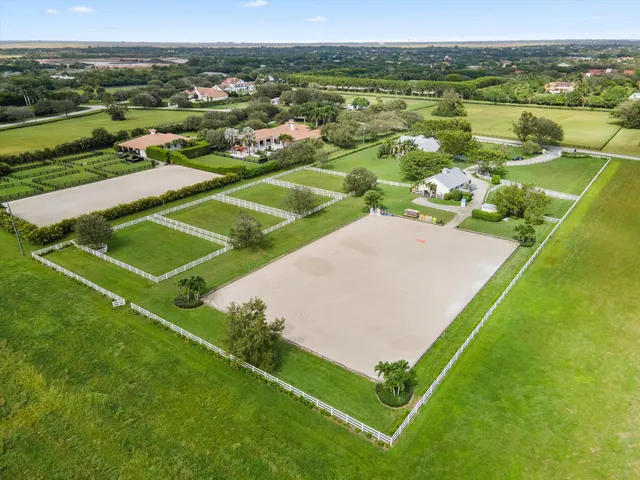 an aerial view of a football ground
