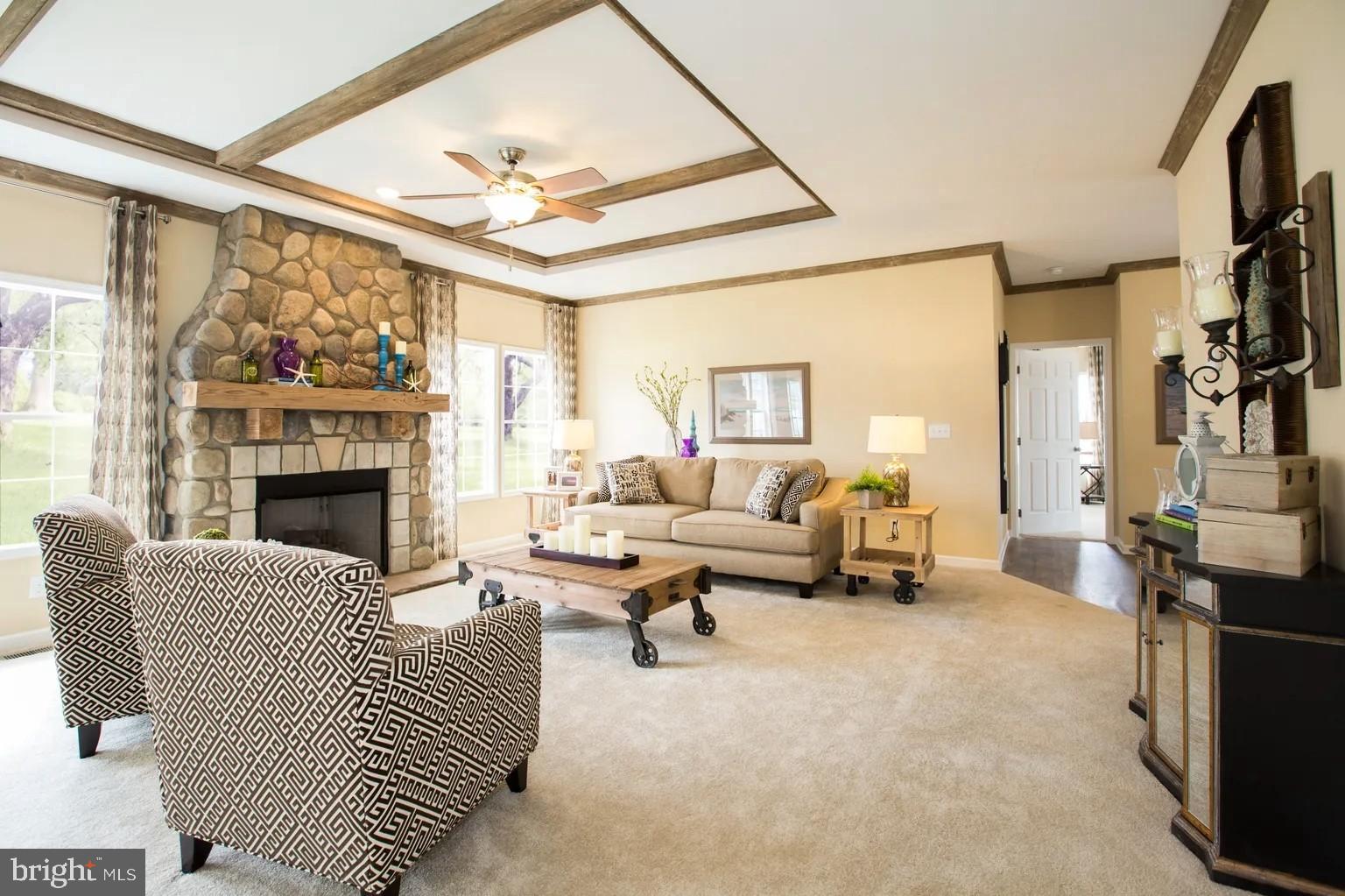 0 Cross County Road Mineral, VA 23117 - Photo 9 of 21 a living room with furniture a fireplace and a flat screen tv