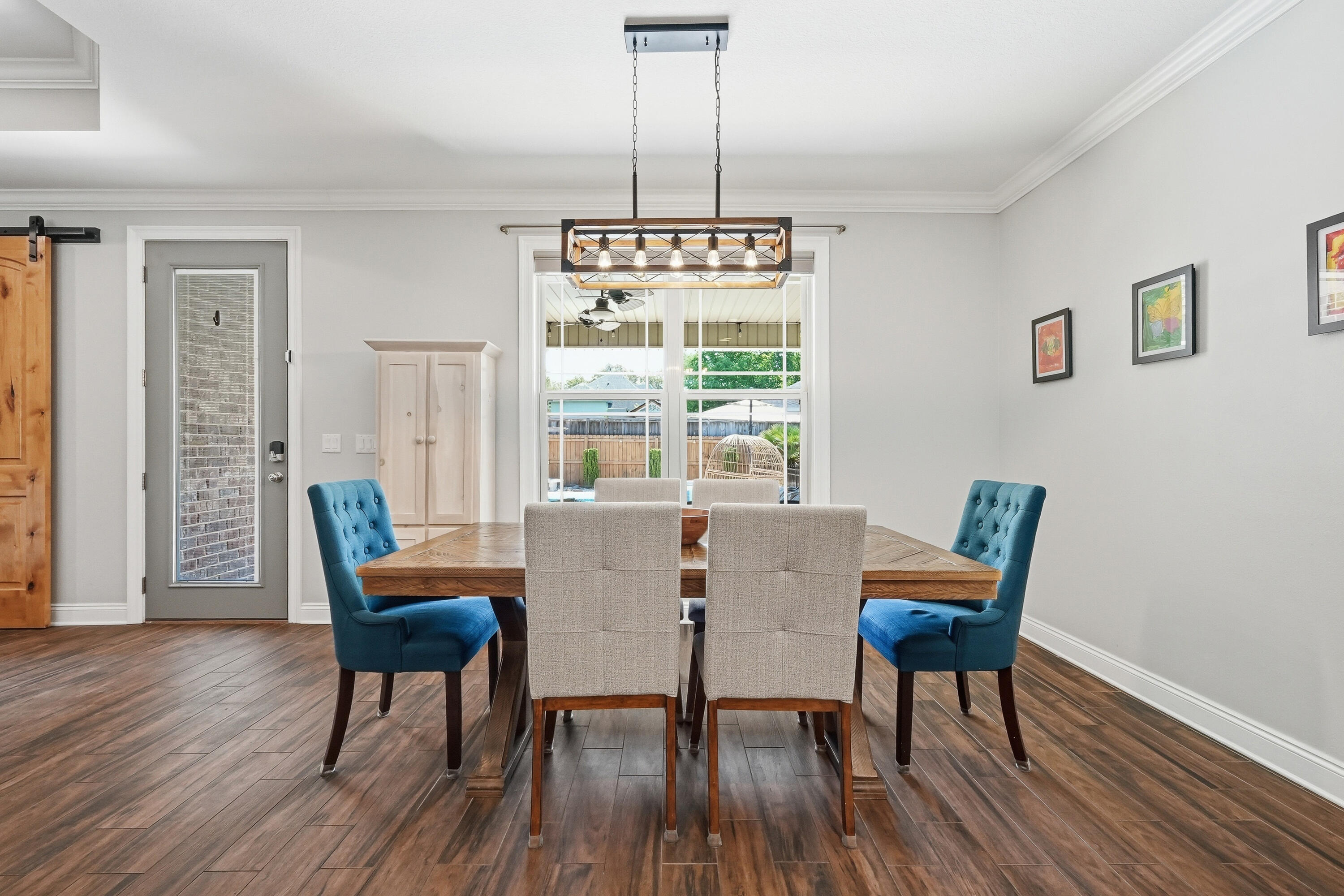 38 Marlborough Road Shalimar, FL 32579 - Photo 22 of 68 a view of a dining room with furniture window and wooden floor