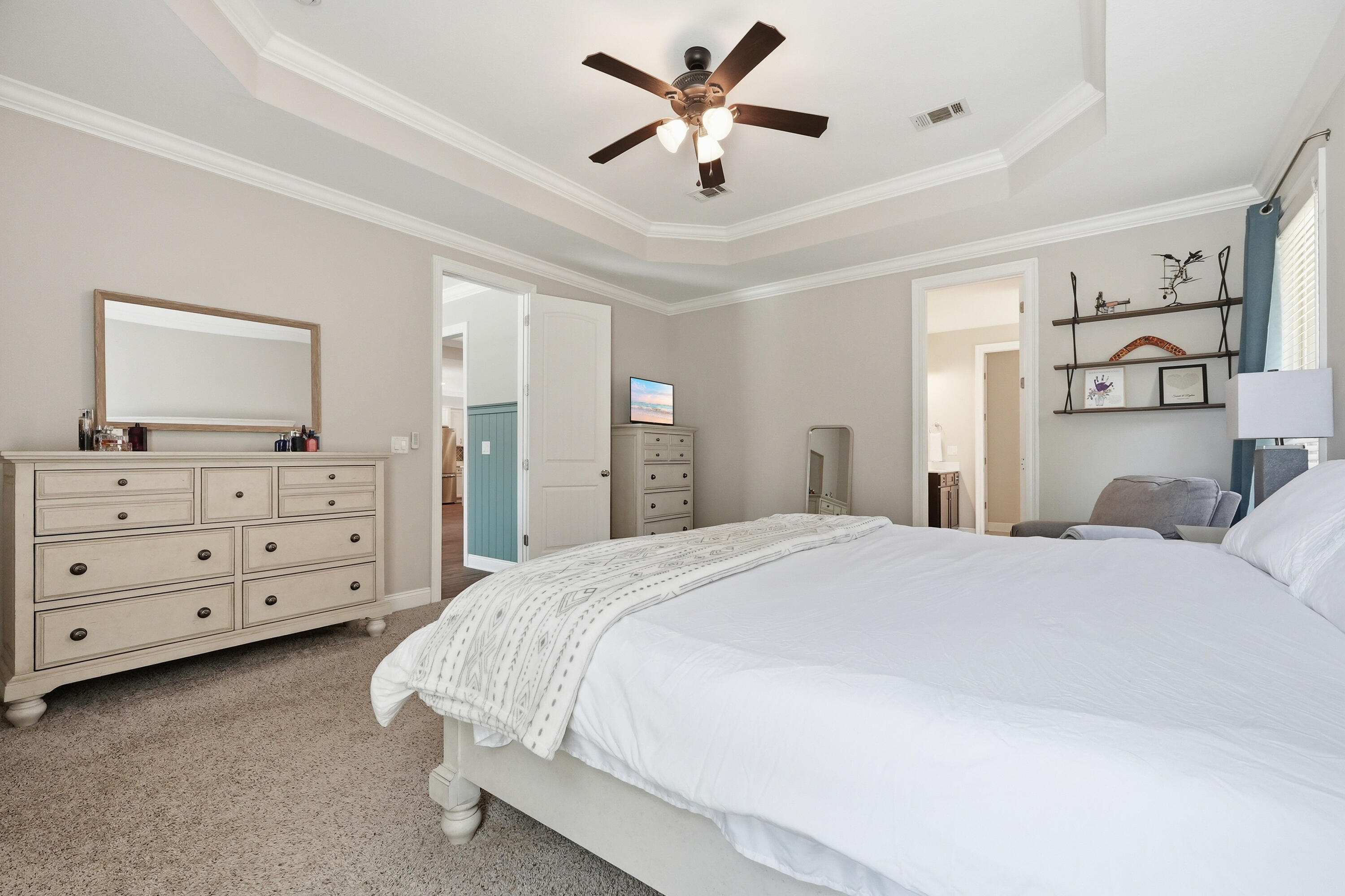 38 Marlborough Road Shalimar, FL 32579 - Photo 28 of 68 a bedroom with a bed and a dresser