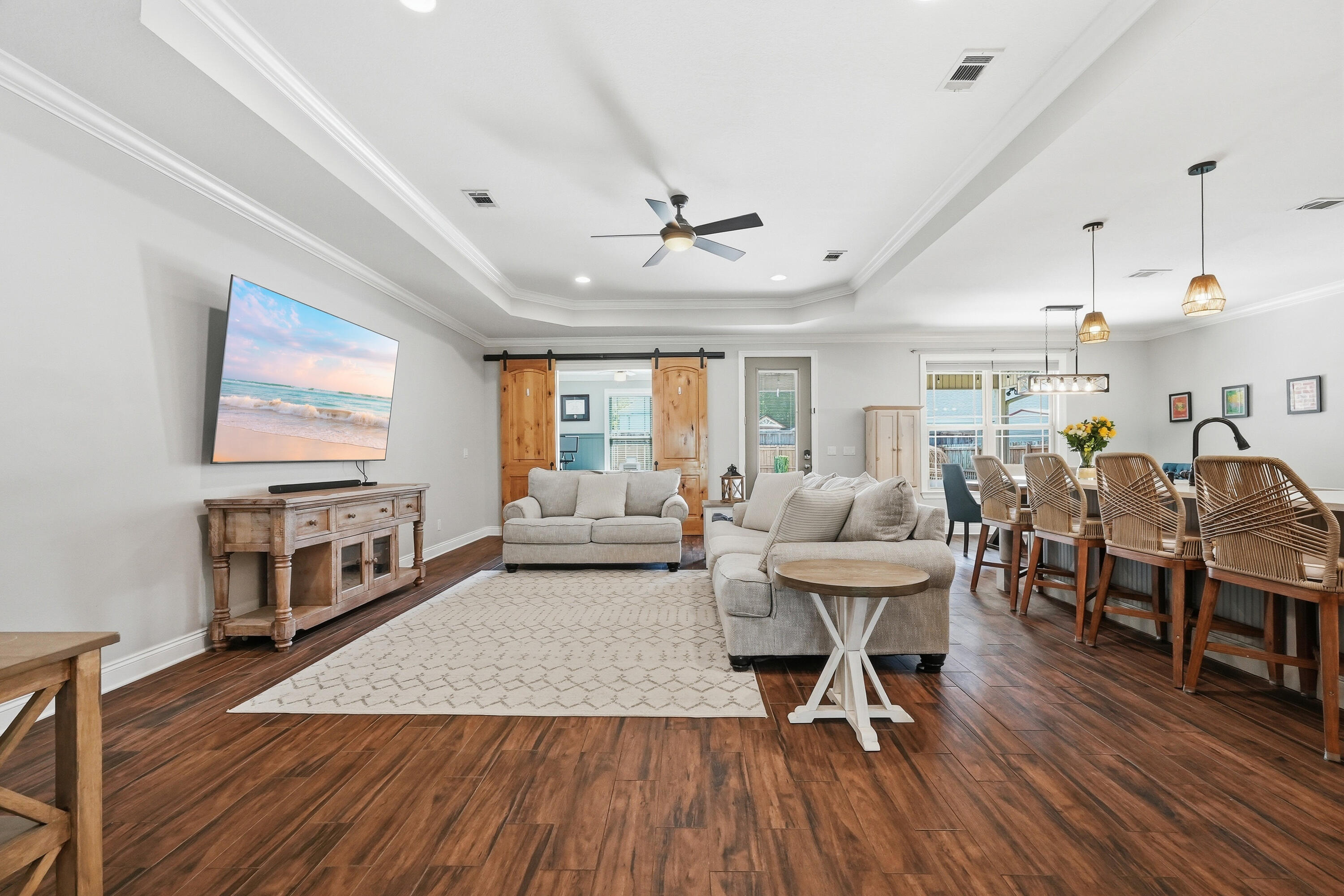 38 Marlborough Road Shalimar, FL 32579 - Photo 10 of 68 a living room with furniture and a wooden floor