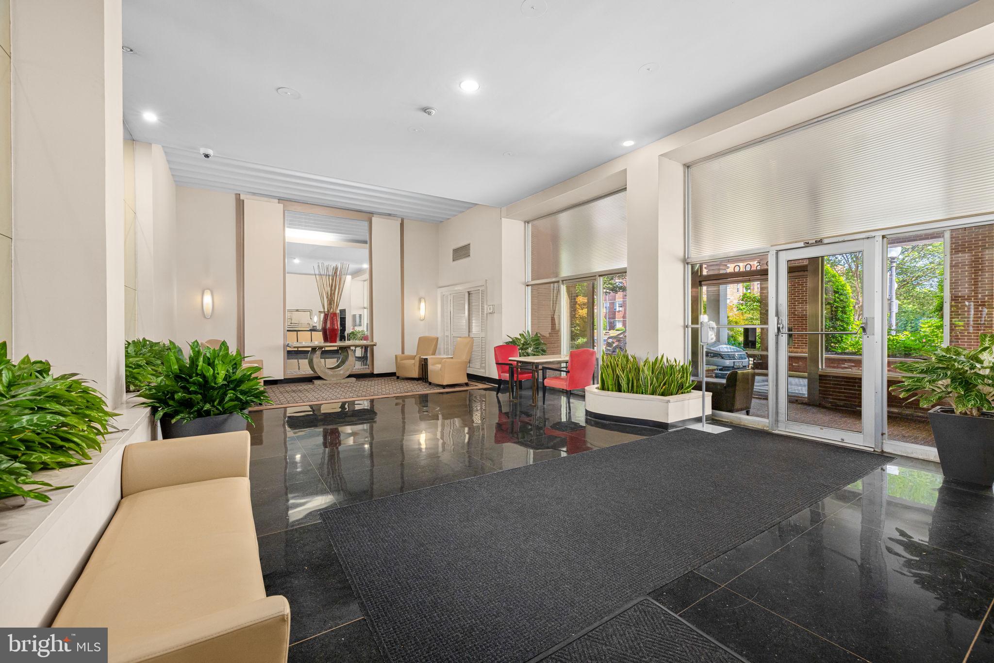 2500 Q Street Northwest, Unit 410 Washington, DC 20007 - Photo 2 of 31 Lobby with Front Desk