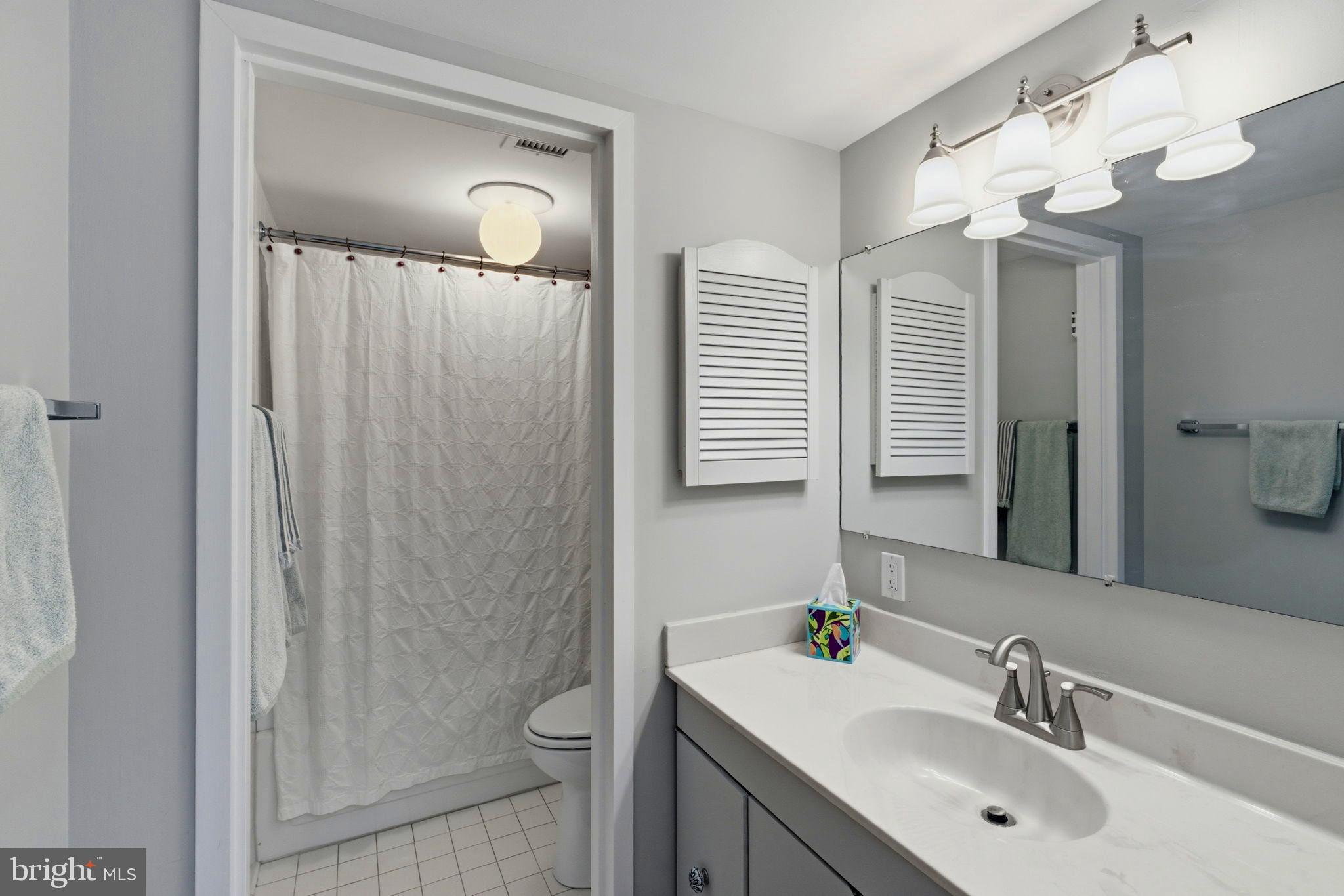205 East Joppa Road, Unit 1809 Towson, MD 21286 - Photo 21 of 31 Compartmented guest bath