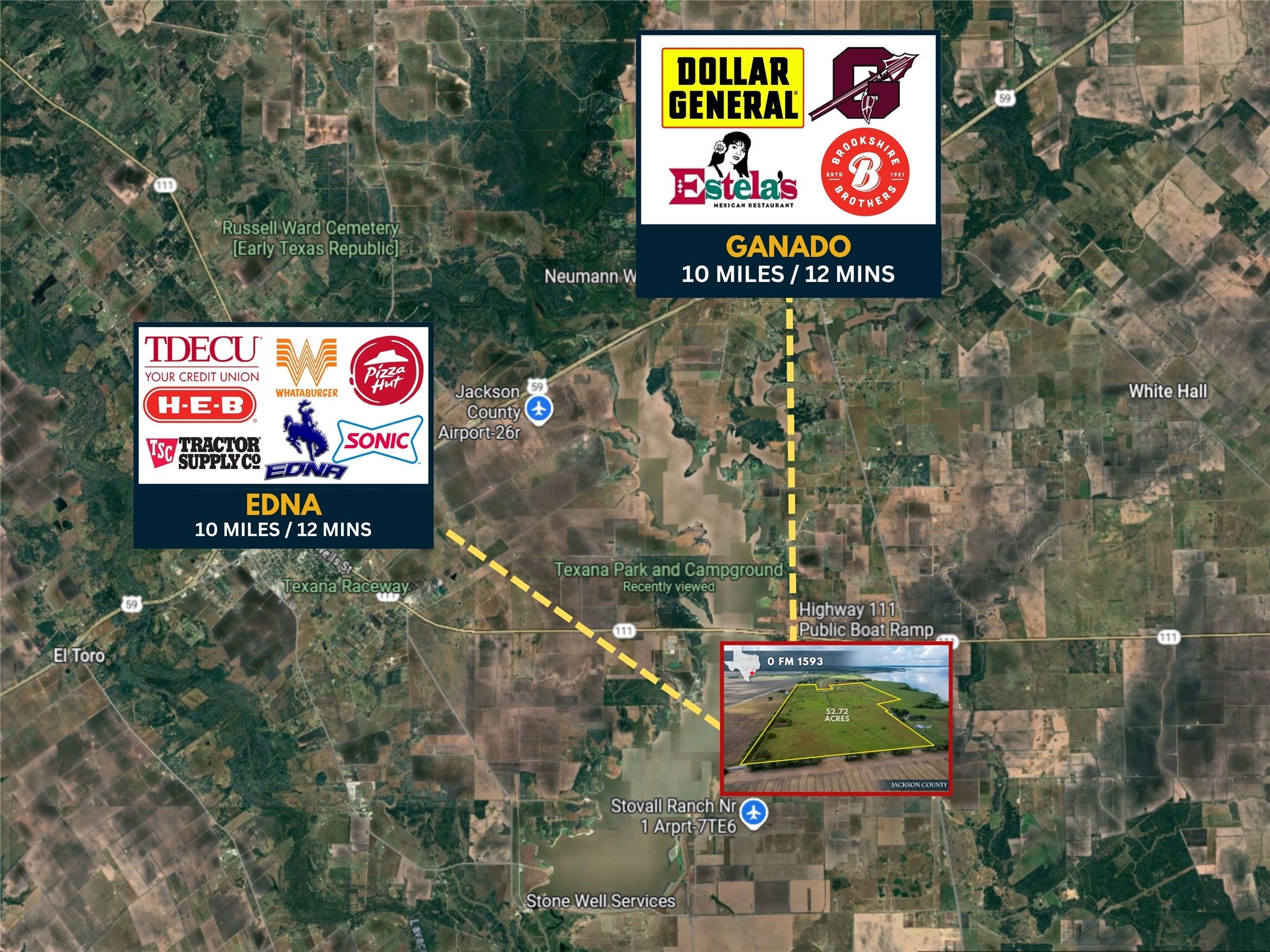 0 F M 1593 Ganado, TX 77962 - Photo 4 of 40 a sign that is on a brick wall