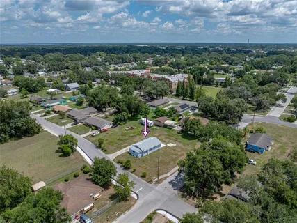 an aerial view of a city with lots of residential buildings