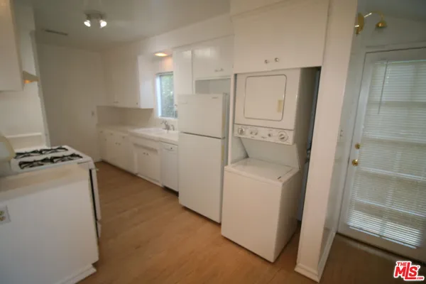 a room with a washer and dryer