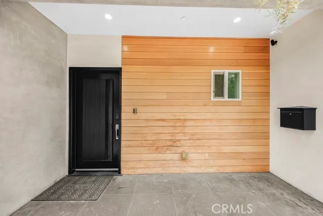 a view of front door