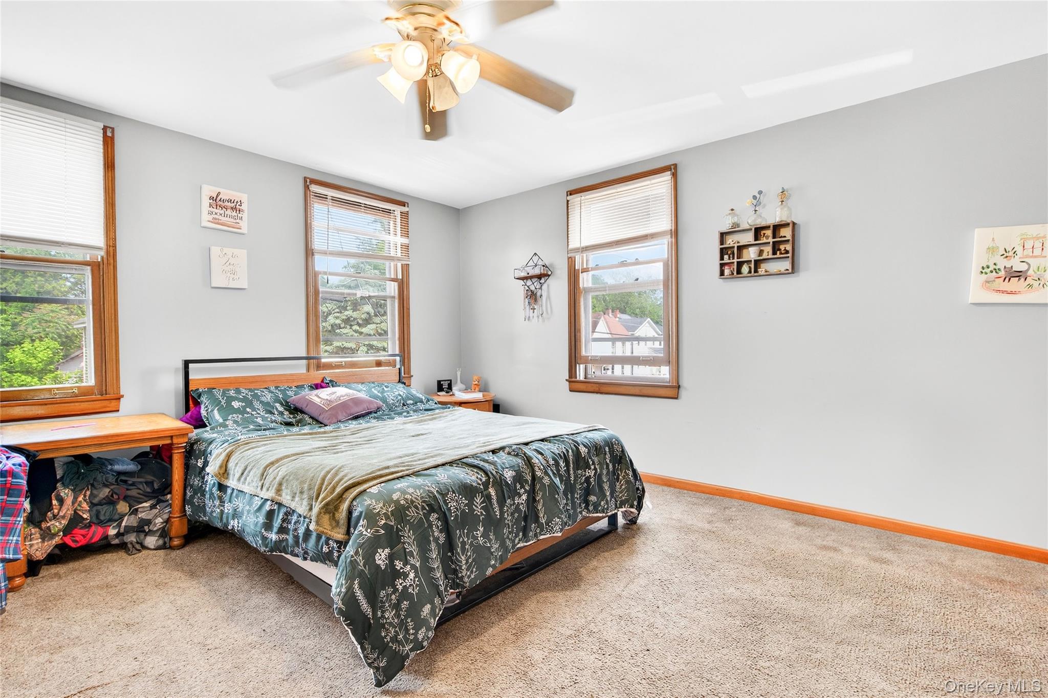 131 Front Street Port Jervis, NY 12771 - Photo 20 of 35 Carpeted bedroom with baseboards and ceiling fan