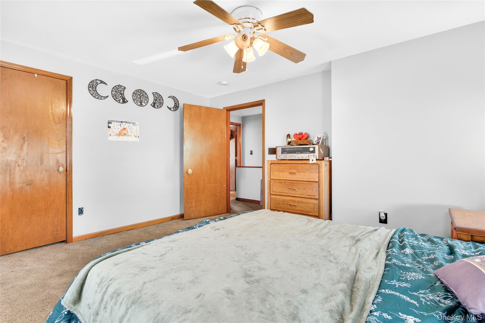 131 Front Street Port Jervis, NY 12771 - Photo 22 of 35 Bedroom featuring carpet flooring, baseboards, and ceiling fan
