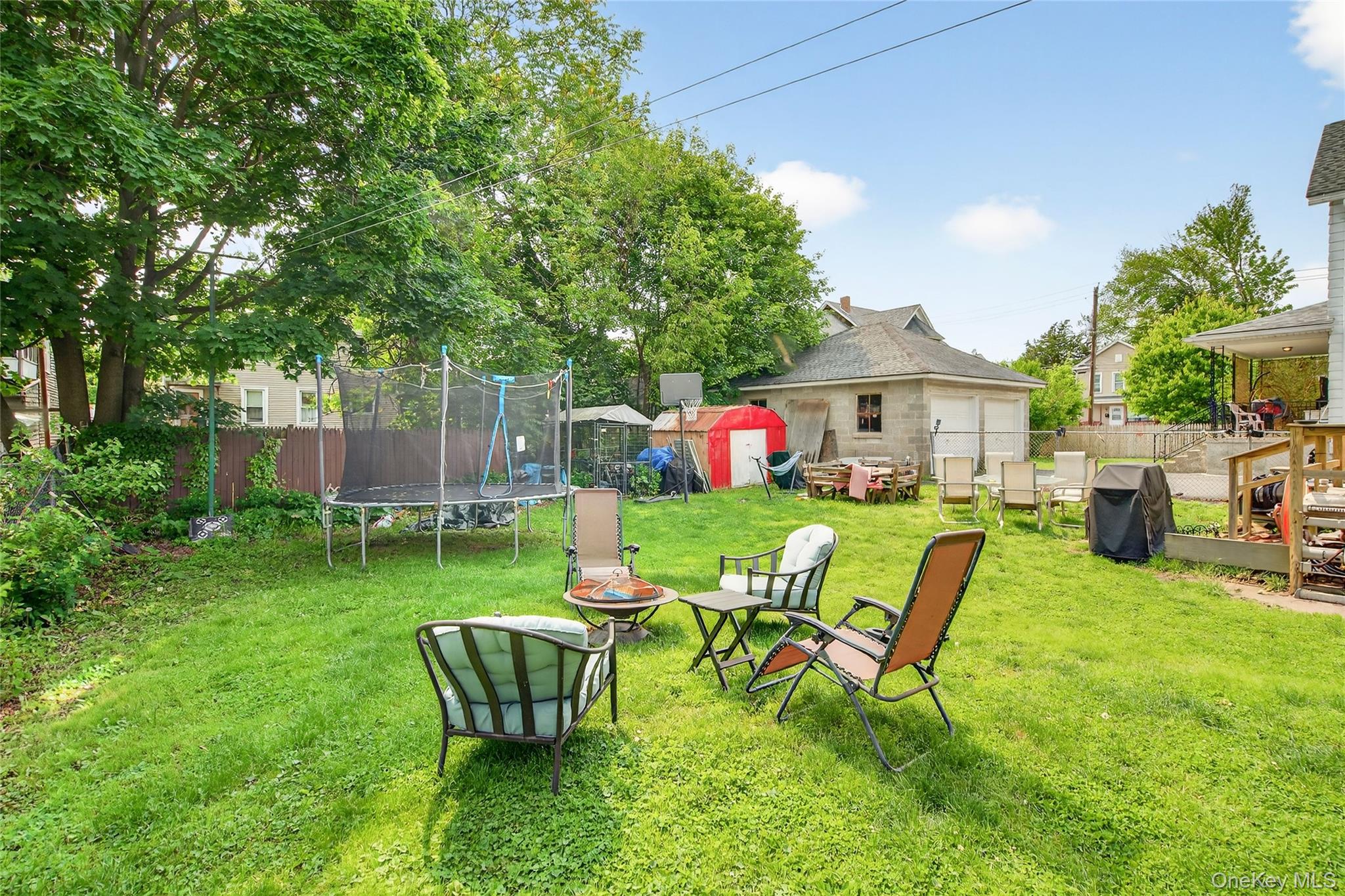 131 Front Street Port Jervis, NY 12771 - Photo 35 of 35 View of yard featuring a trampoline