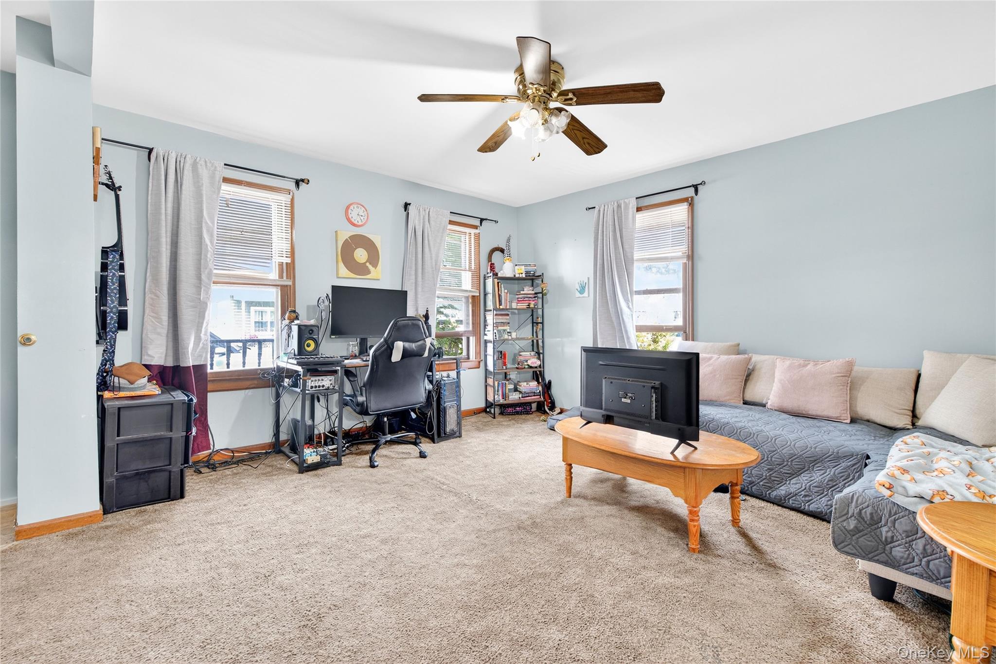 131 Front Street Port Jervis, NY 12771 - Photo 9 of 35 Office space with ceiling fan, carpet floors, and baseboards