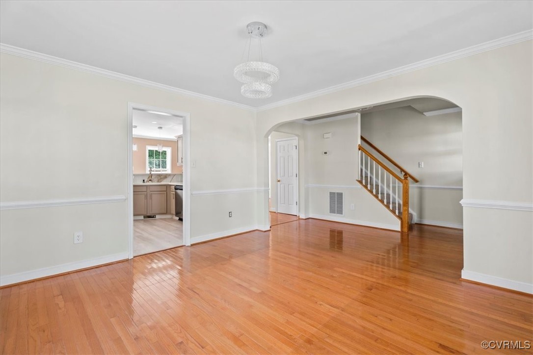 13713 Nile Road Chester, VA 23831 - Photo 8 of 23 Unfurnished room featuring arched walkways, light