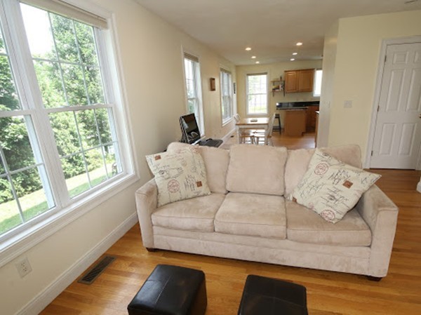 5 Melvin Street, Unit B Wakefield, MA 01880 - Photo 13 of 28 a living room with furniture and a large window
