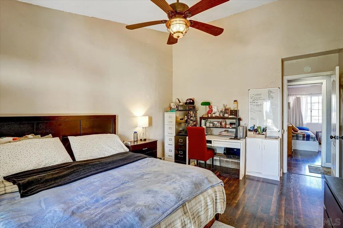 132 Mercedes Road Fallbrook, CA 92028 - Photo 18 of 63 a bedroom with a bed and a walk in closet