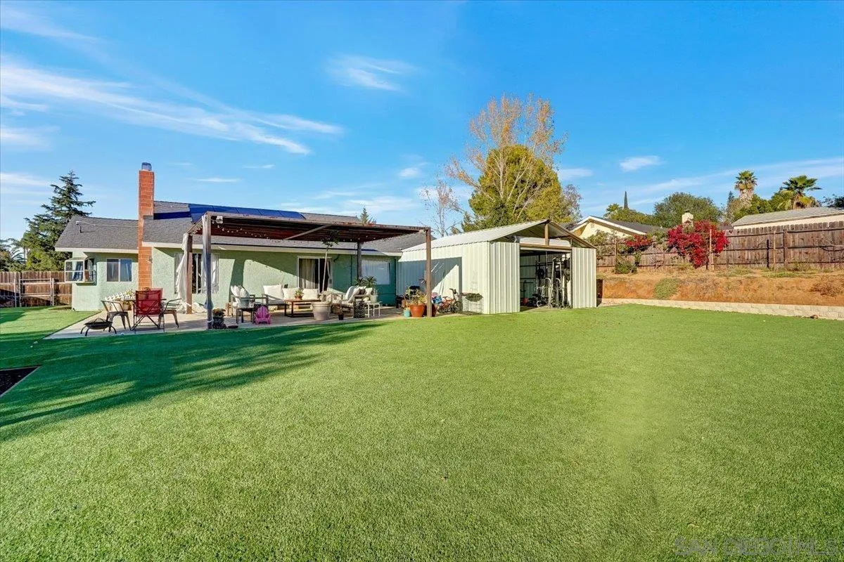 132 Mercedes Road Fallbrook, CA 92028 - Photo 30 of 63 a view of a big room with a big yard and large trees