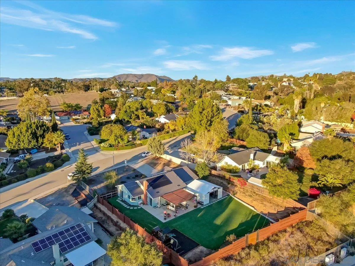 132 Mercedes Road Fallbrook, CA 92028 - Photo 63 of 63 an aerial view of residential houses with outdoor space