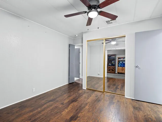 wooden floor in an empty room