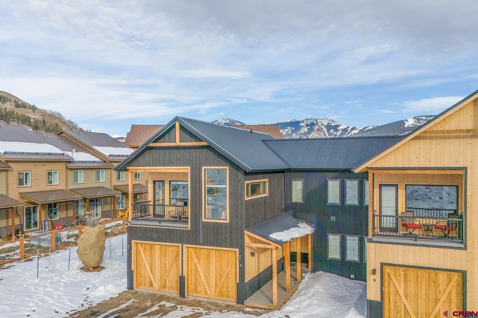 101 Elk Valley Road, Unit A Crested Butte, CO 81224 - Photo 11 of 42 an aerial view of a house with swimming pool