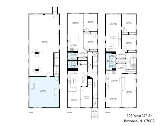 $1,050,000 | 128 West 14th Street, Bayonne, NJ 07002