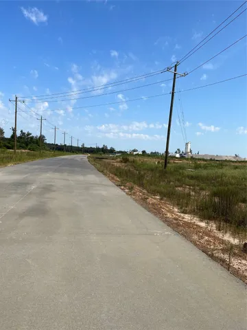 a view of a ocean with a big yard
