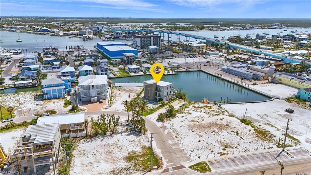 855 Lagoon Street, Unit 4 Fort Myers Beach, FL 33931 - Photo 6 of 40 an aerial view of a house with a ocean view