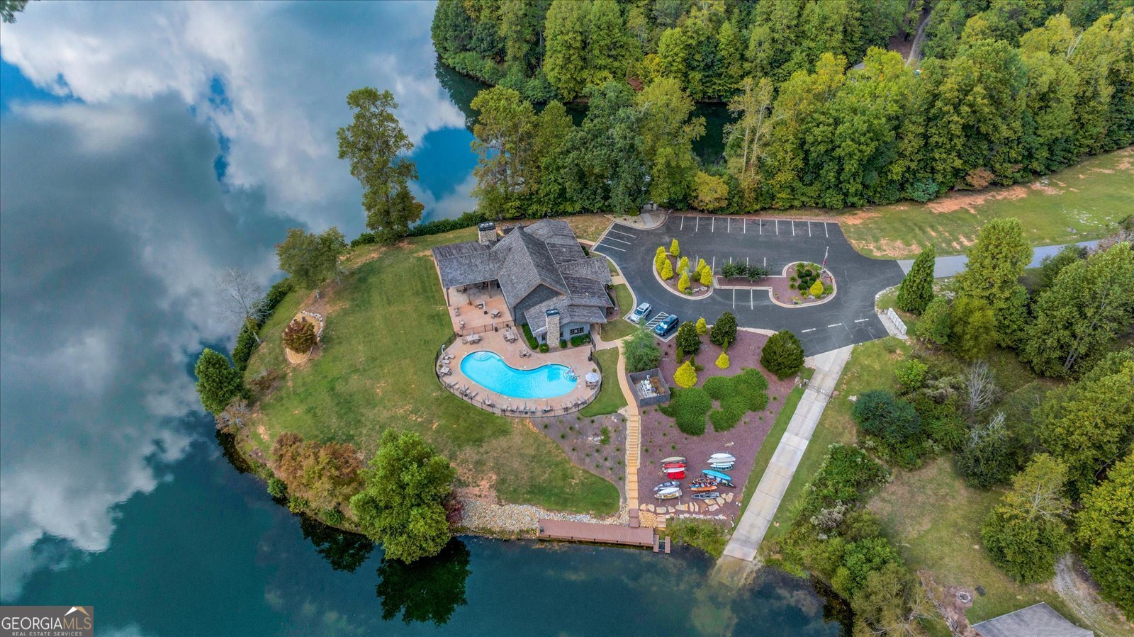 Lot 54 Mountainside Drive Cleveland, GA 30528 - Photo 13 of 14 an aerial view of a house