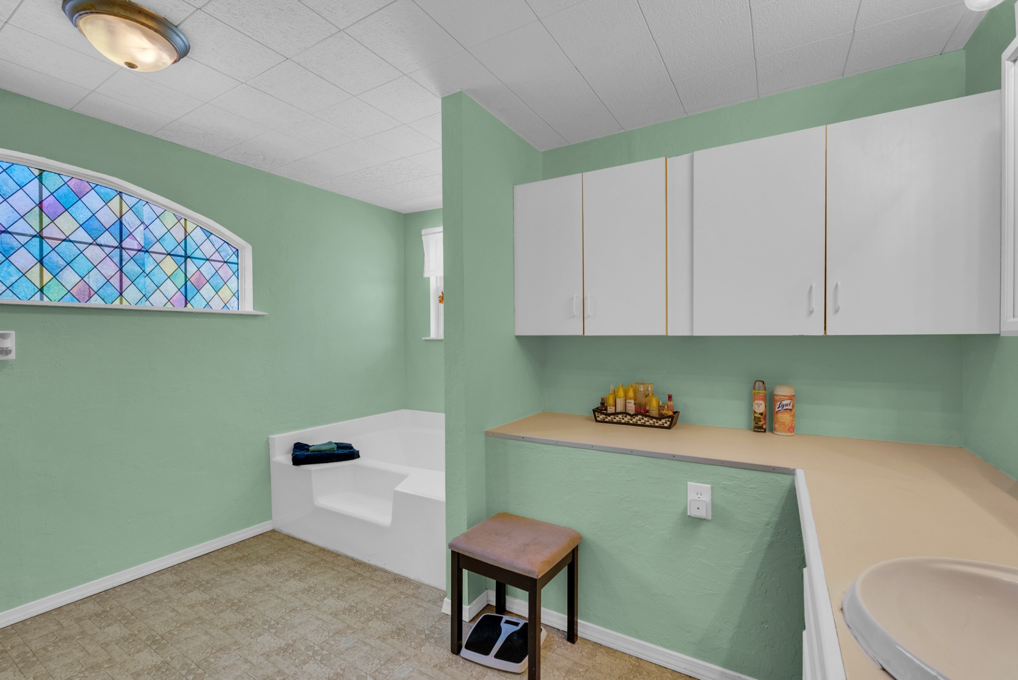 105 Dripping Springs Road Monterey, TN 38574 - Photo 17 of 49 a room with a washing machine and cabinets