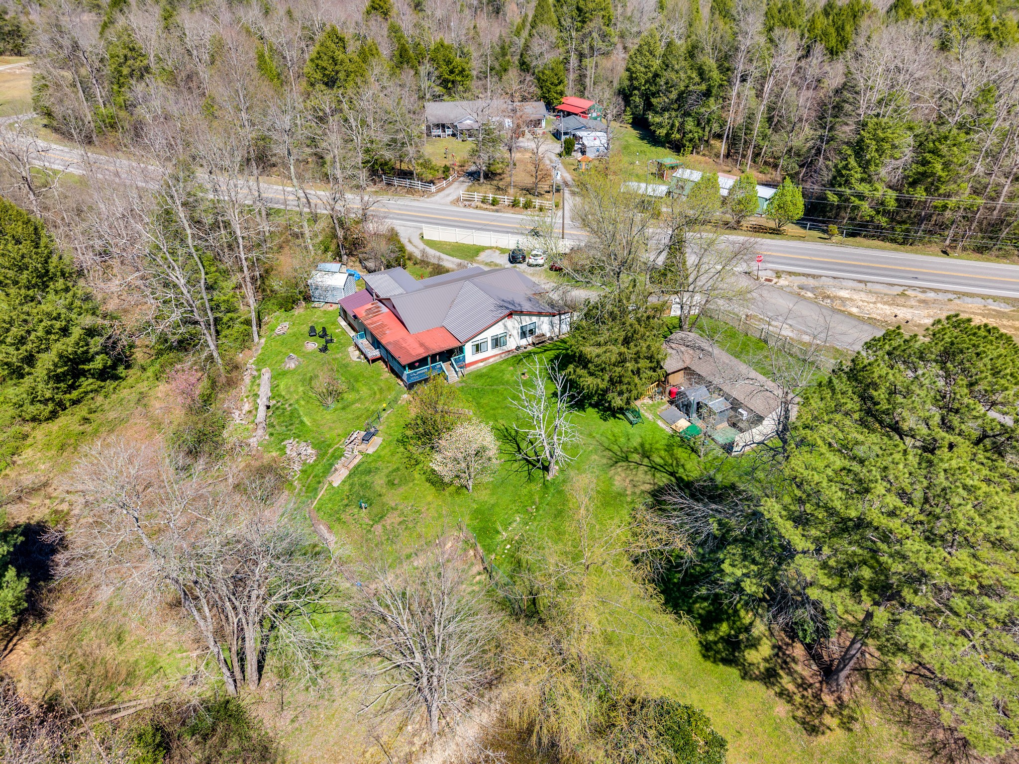 105 Dripping Springs Road Monterey, TN 38574 - Photo 49 of 49 an aerial view of residential houses with outdoor space