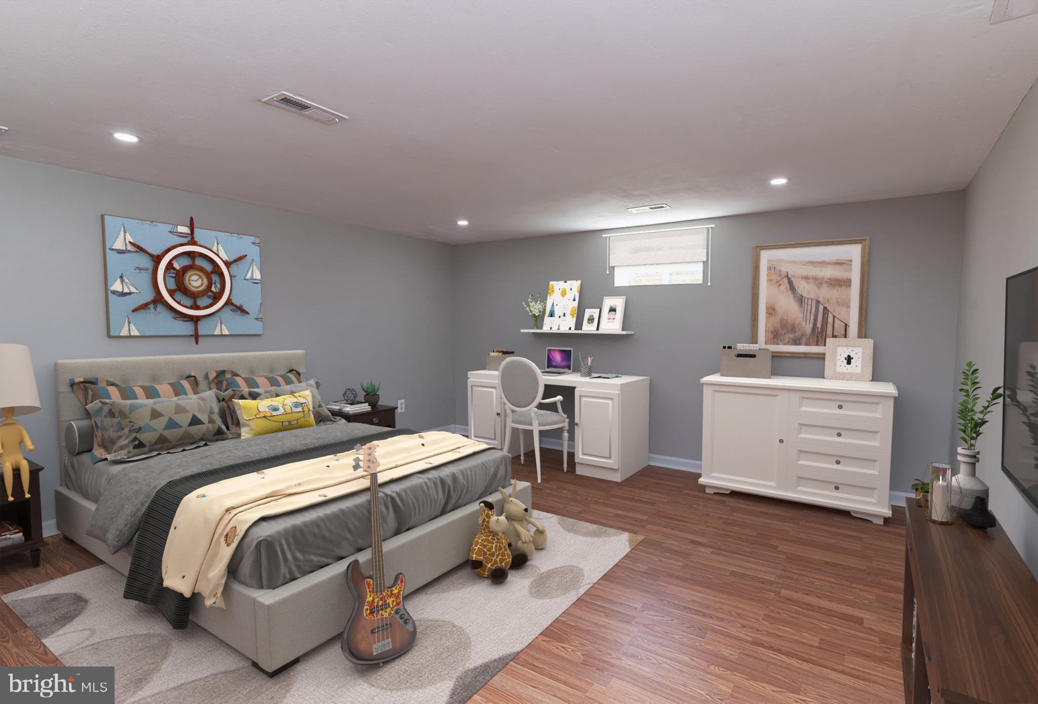 6110 Addison Road Capitol Heights, MD 20743 - Photo 31 of 44 4th Bedroom in Lower level with full bath