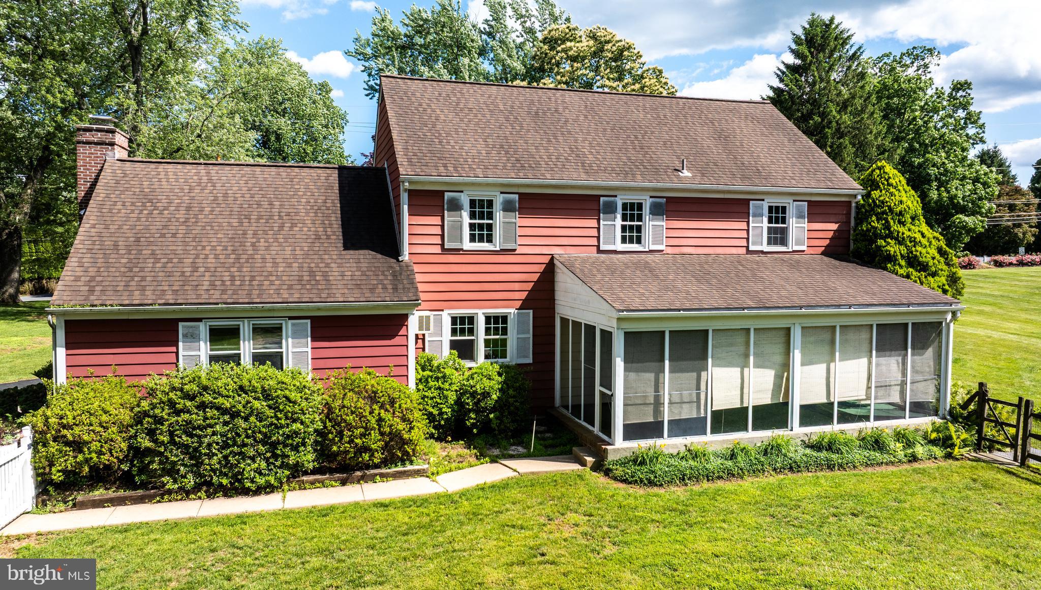 1929 Hillendale Road Chadds Ford, PA 19317 - Photo 6 of 56 a aerial view of a house yard