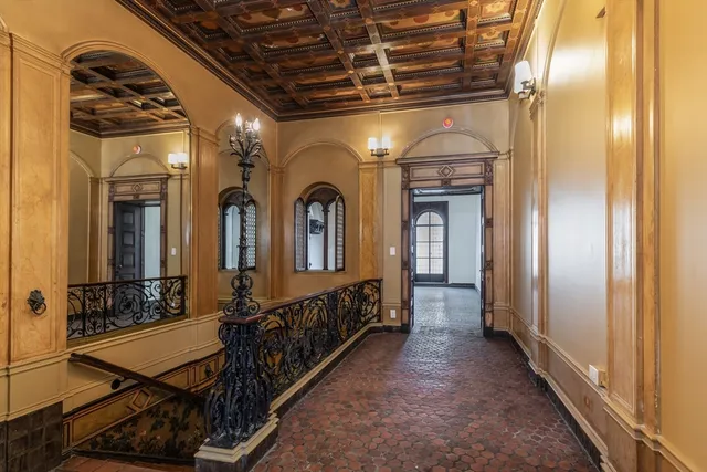 a view of a entryway with stairs