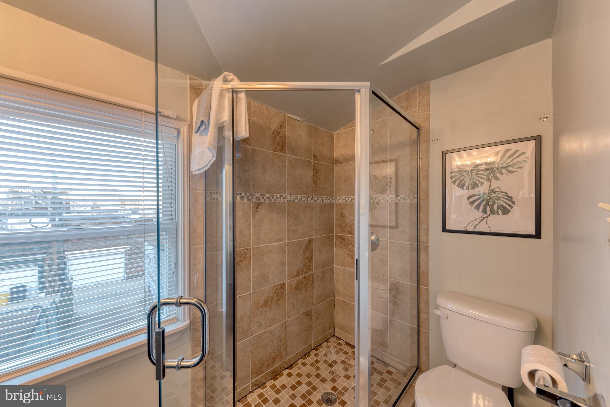 1104 Riverside Avenue Baltimore, MD 21230 - Photo 14 of 26 a bathroom with a shower and a toilet