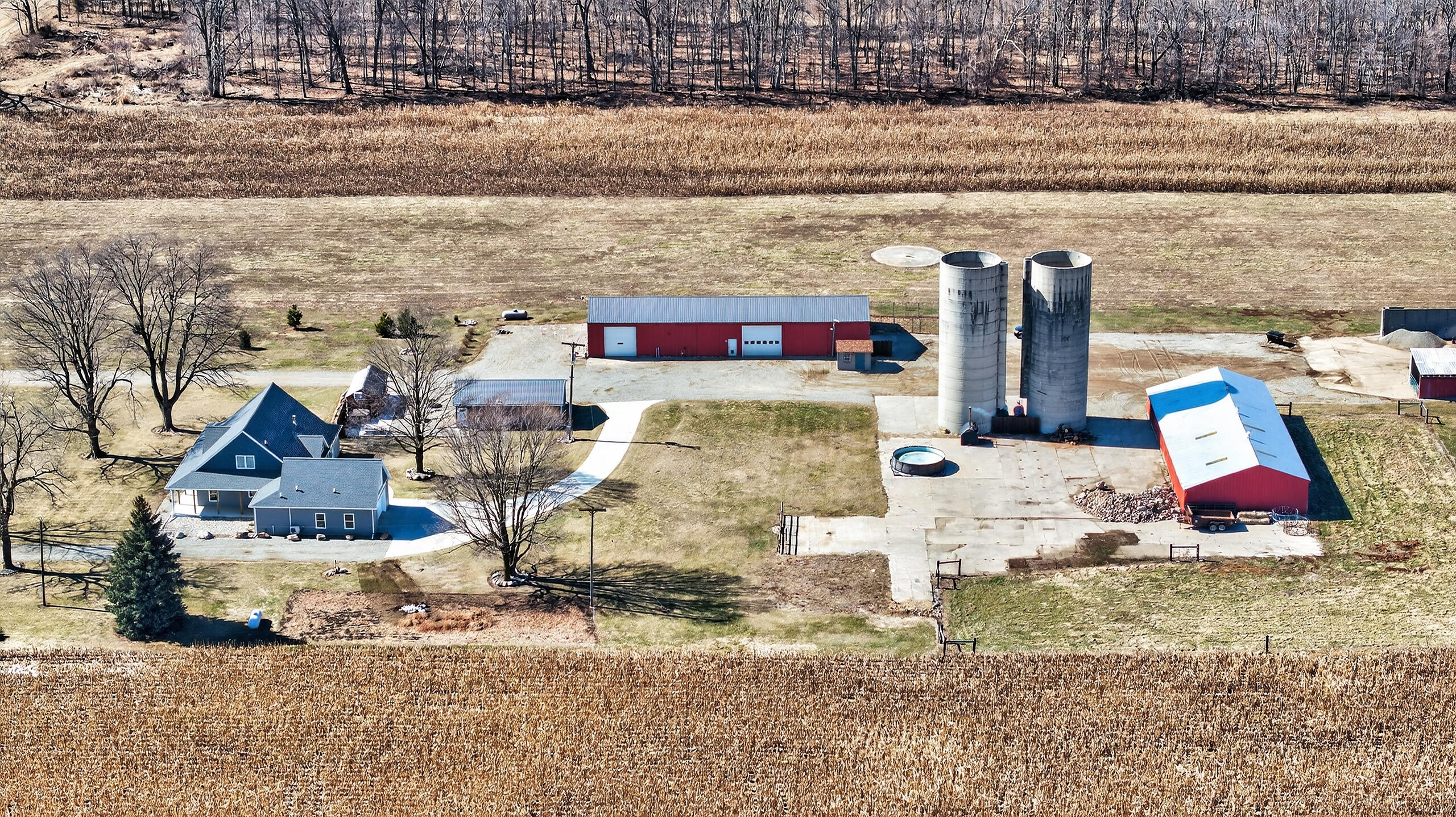 8700 E Mosherville Rd Horton MI (Aerials